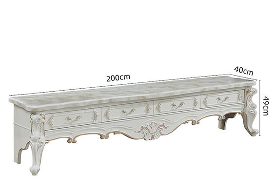 μαρμάρινο τραπεζάκι σαλονιού 220cmx40cmx49cm και μονάδα TV