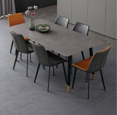 να δειπνήσει πολυτέλειας 130cmx80cmx77cm μαρμάρινος πίνακας, να δειπνήσει επιτραπέζιο σχέδιο με τη μαρμάρινη κορυφή