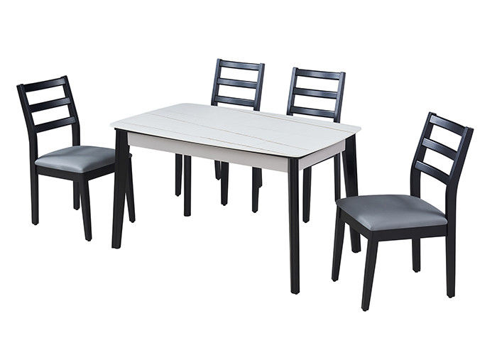 Απλός σύγχρονος πίνακας 130x80x76cm βράχου να δειπνήσει πλακών πίνακας