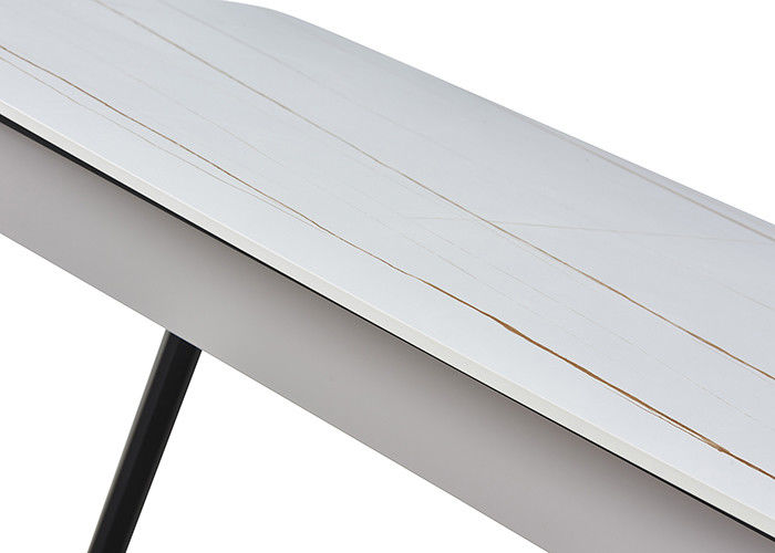 Απλός σύγχρονος πίνακας 130x80x76cm βράχου να δειπνήσει πλακών πίνακας