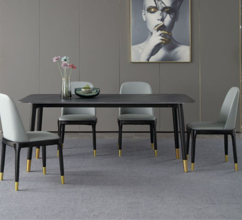 να δειπνήσει πολυτέλειας 130cmx80cmx77cm μαρμάρινος πίνακας, να δειπνήσει επιτραπέζιο σχέδιο με τη μαρμάρινη κορυφή