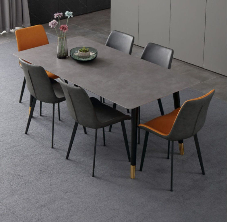 να δειπνήσει πολυτέλειας 130cmx80cmx77cm μαρμάρινος πίνακας, να δειπνήσει επιτραπέζιο σχέδιο με τη μαρμάρινη κορυφή