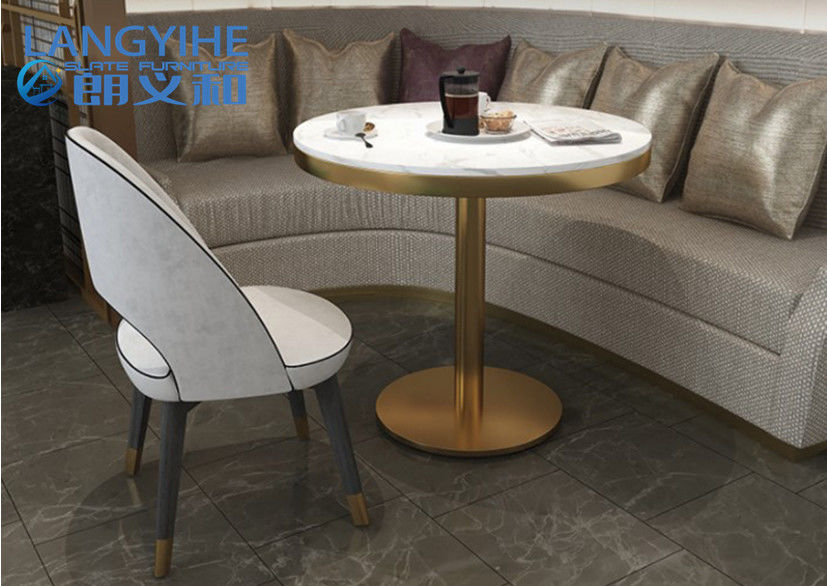 Να δειπνήσει Countertop τεχνητές 31 μαρμάρινων ίντσες πινάκων εξωτερική διάμετρος αρσενηκού σπειρώματος κύκλων