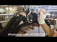 Black upholstered dining chairs - Langyihe